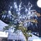 Aukora Rain Drop Lights, LED Meteor Shower Lights 11.8 inch 8 Tubes 192leds, Icicle Snow Falling Lights for Xmas Wedding Party Holiday Garden Tree Christmas Thanksgiving Decoration Outdoor (White)